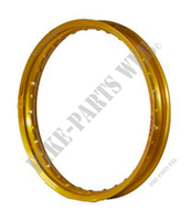 Wheel, aluminum golden rim 21'' for Honda XR and XLR